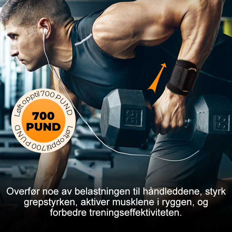 Kraftige vektløftende håndleddskroker
