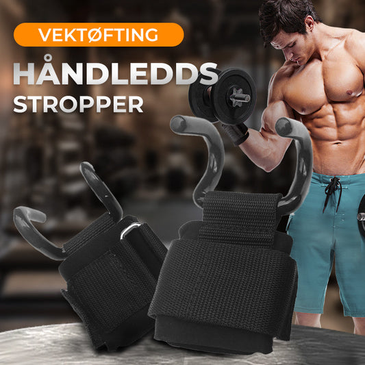 Kraftige vektløftende håndleddskroker